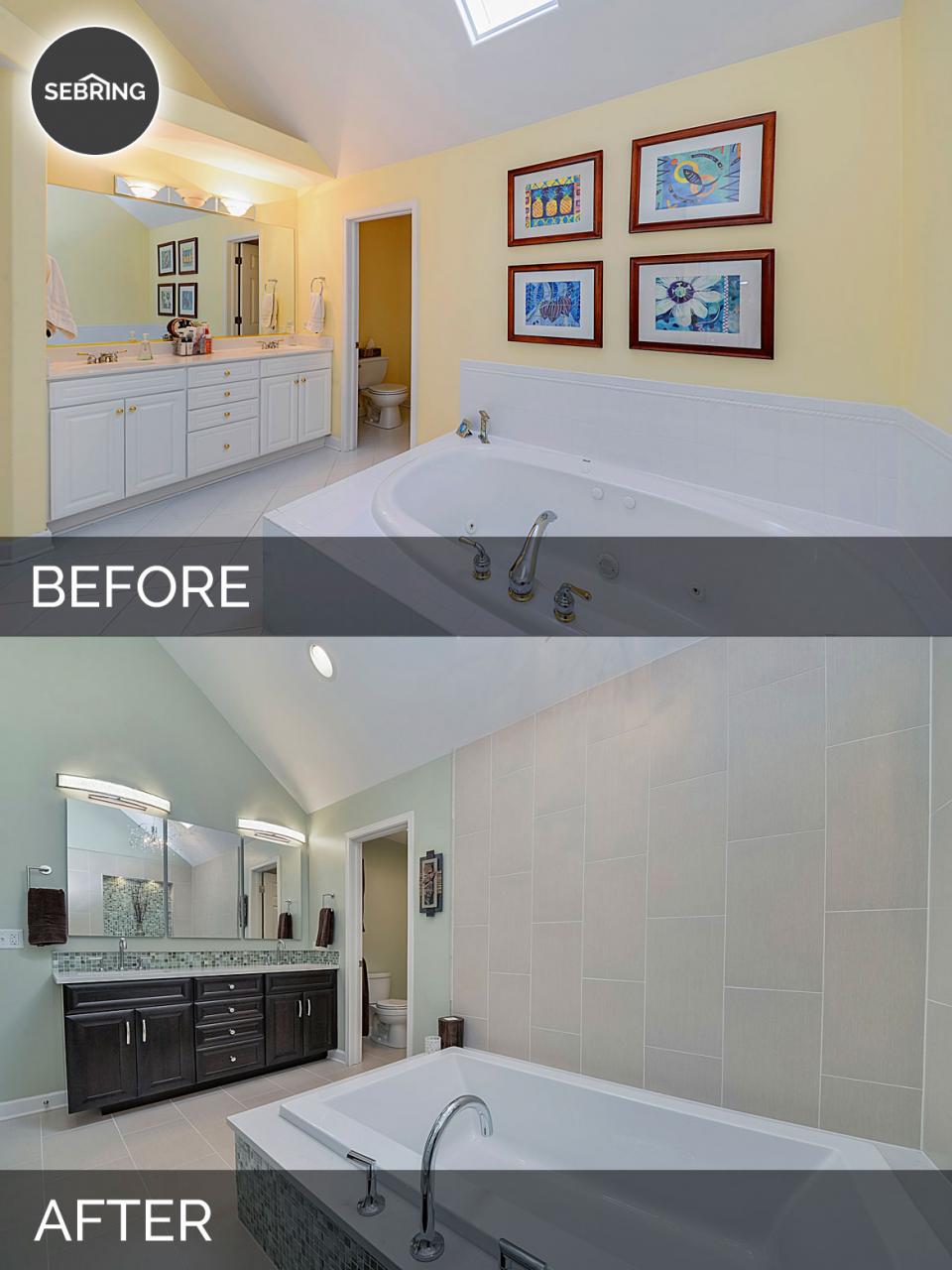 Steve & Nicolle's Master Bath Before & After Pictures Home Remodeling