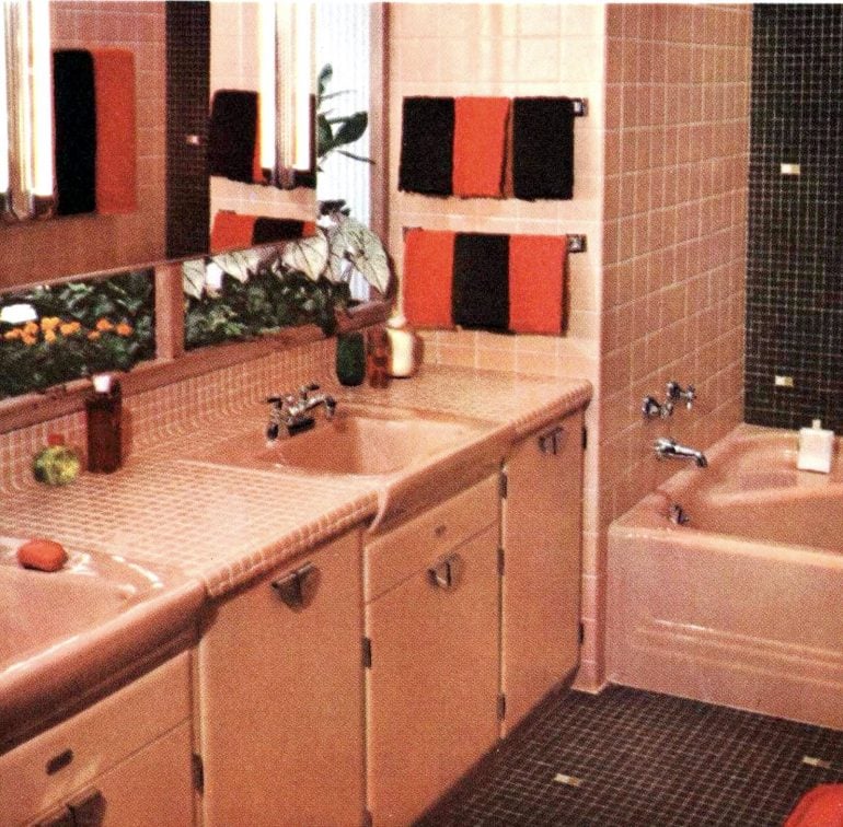 36 vintage 1950s bathroom tile design ideas Click Americana