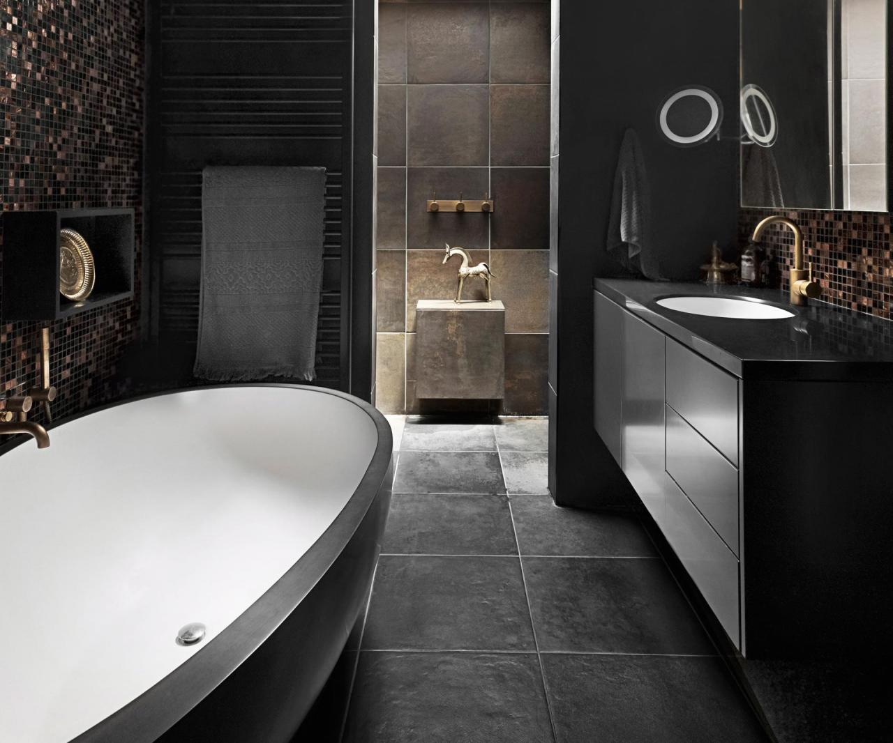 A Black Hole Moody Bathroom Design Trends