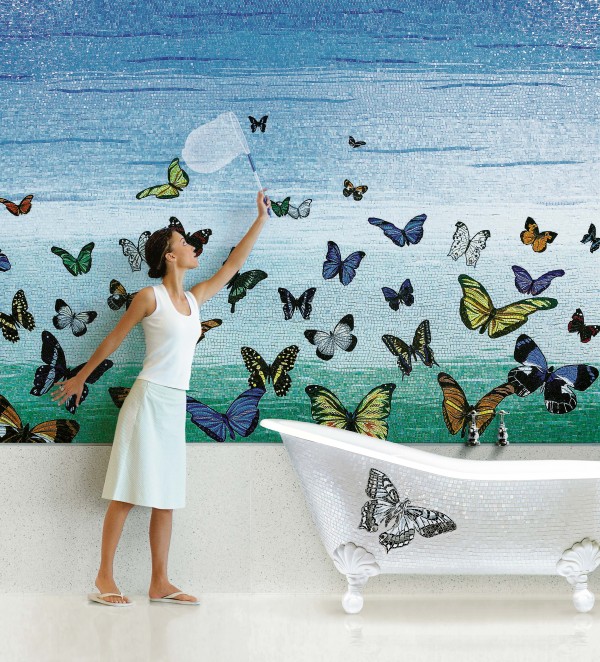 Butterfly and bathtub Sultan02_BATH AND MORE COLLECTION BY SICIS