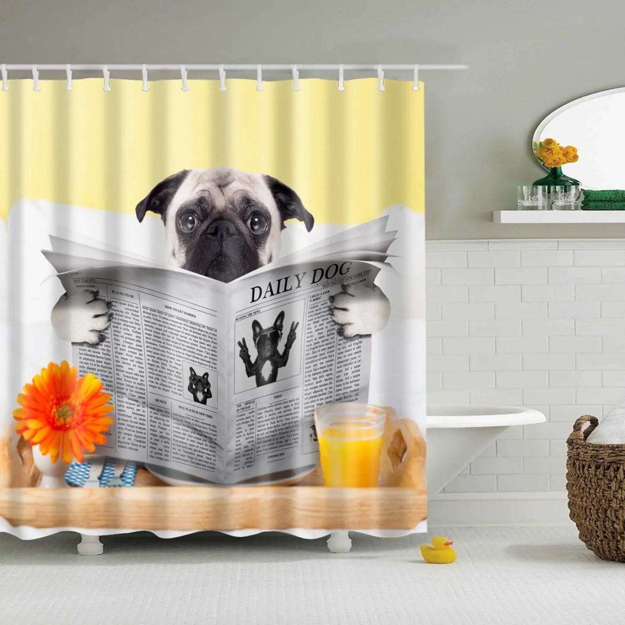 Buy CHARMHOME Funny Shower Curtain Polyester Fabric