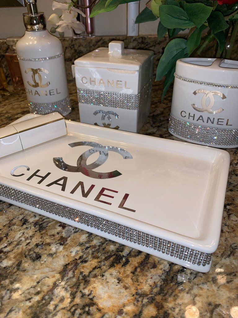 Chanel Bathroom Accessory Set