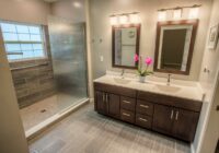 West Lafayette Contemporary Master Bathroom Remodel Riverside