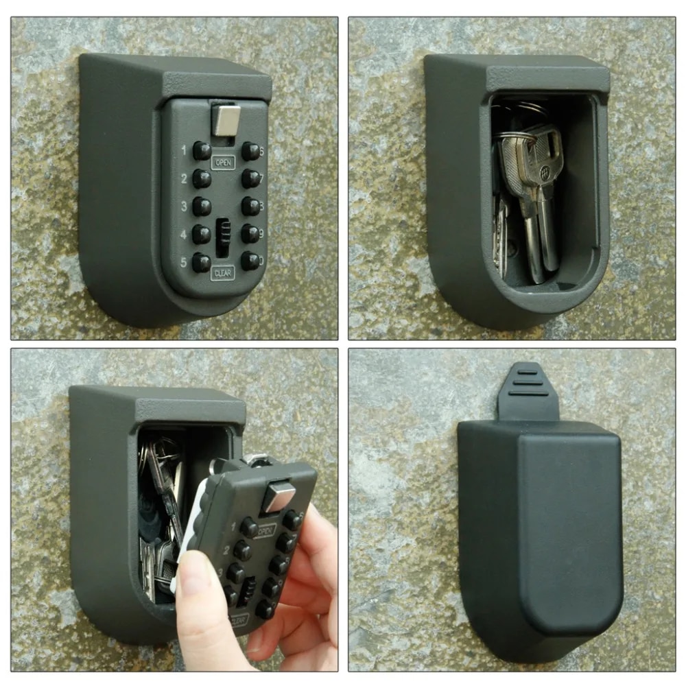 מוצר Combination Key Safe Wall Mounted with Rubber Case Key Storage