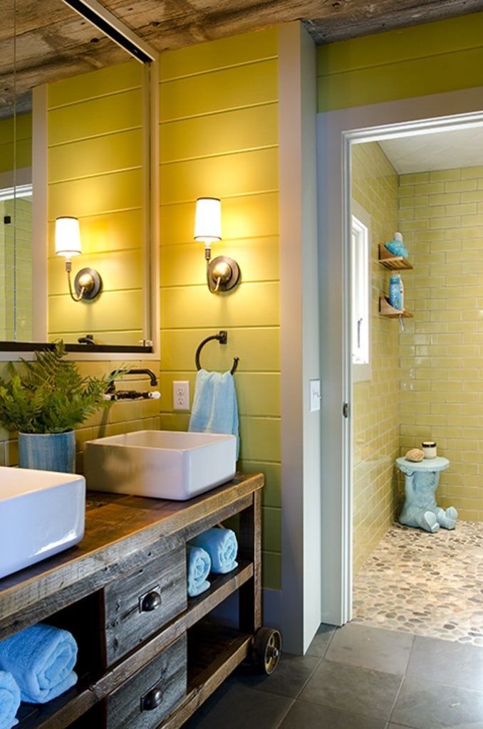 30 Memorable Yellow Bathroom Designs for Your Future House