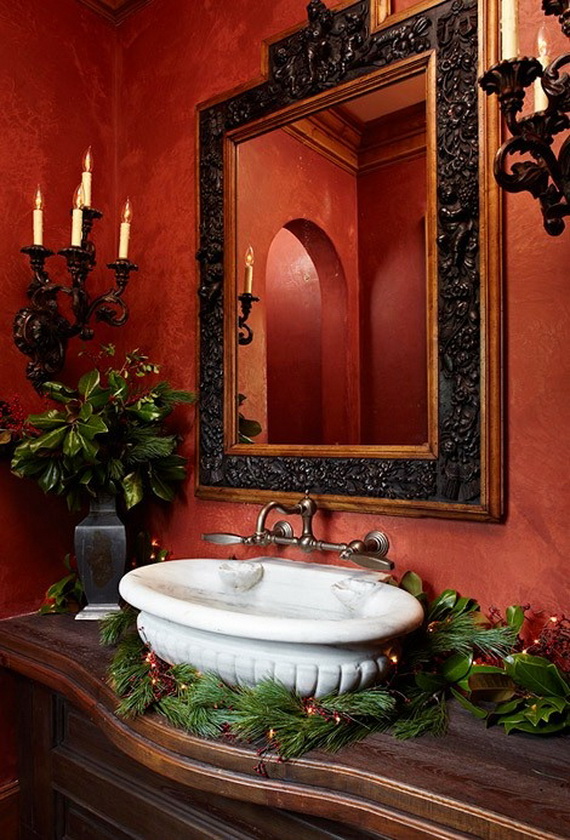 25 Coolest Christmas Decorations For Bathroom Interior Vogue