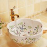 Counter top vitreous china wash basin bathroom sinks Decorative Sinks
