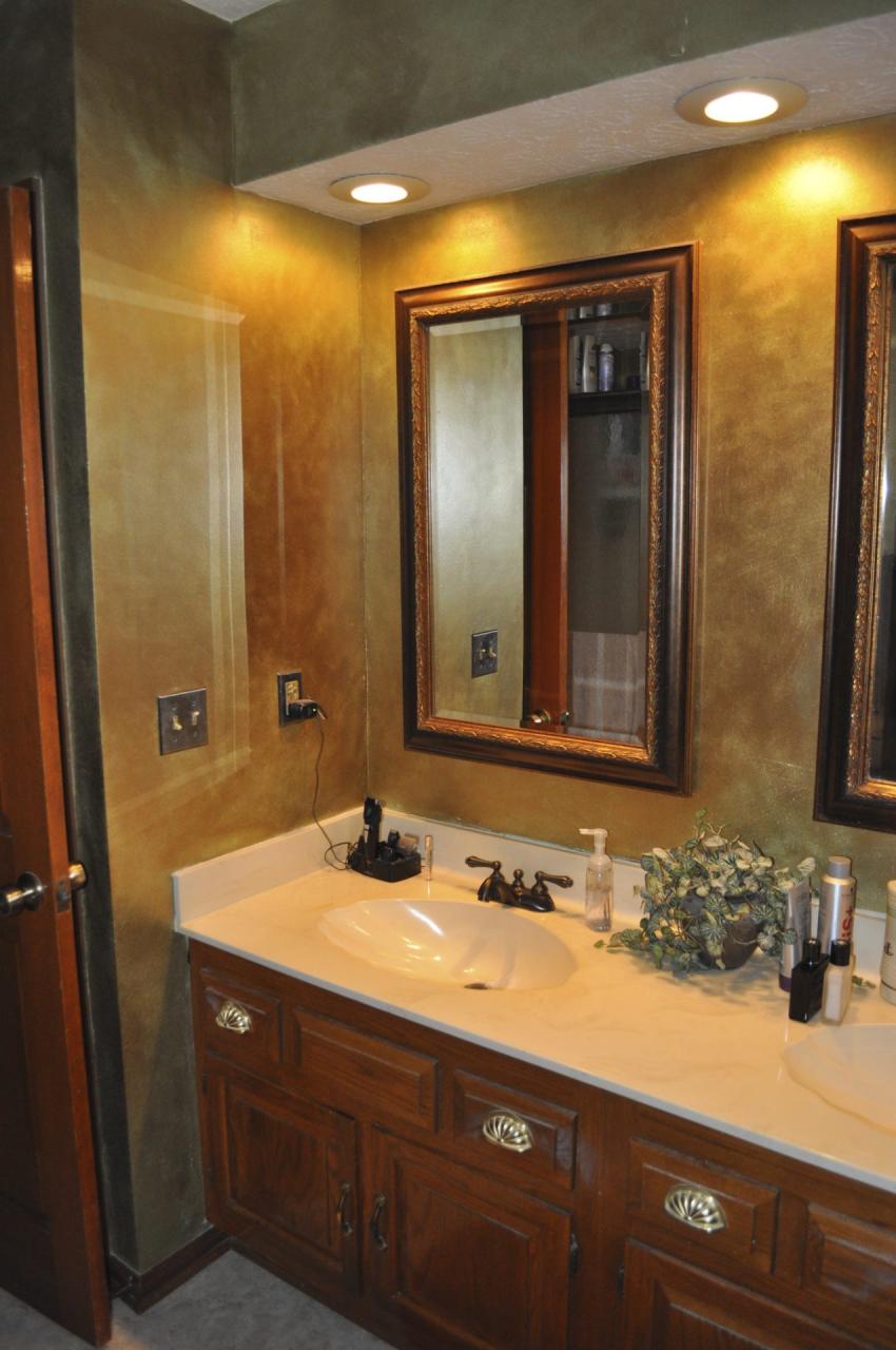 Westerville, Ohio Bathroom Remodeling Project Vanity Area Scott