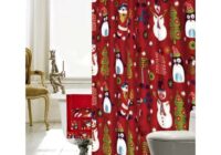 Daniels Bath Christmas Bathroom Decor 18 Piece Shower Curtain Set