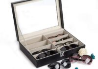 8Slot Eye Glasses Case Storage Cover Eyewear Display Holder Sunglasses