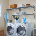 Expandable Laundry Room Shelving Kit EZ Shelf