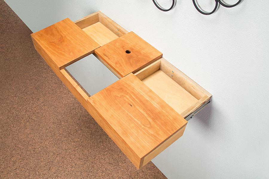Floating Shelf with Hidden Storage Kreg Tool