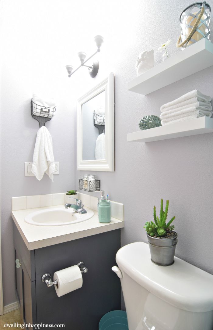 Light & Bright Guest Bathroom Makeover The Reveal!