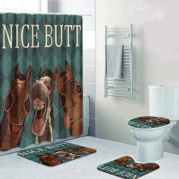47 Top Pictures Horse Themed Bathroom Decor / Giraffe Horse Elk Themed
