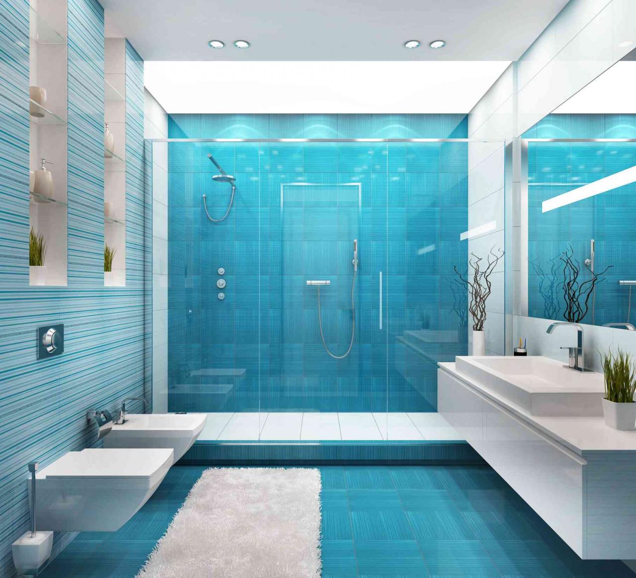 Beautiful Blue Bathrooms to Try at Home