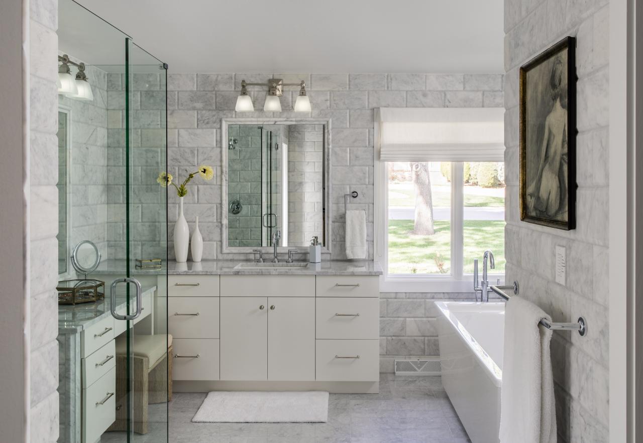 22 Stylish Grey Bathroom Designs, Decorating Ideas Design Trends