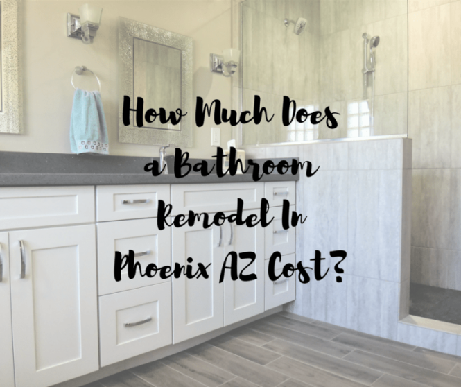 What is the average bathroom remodel cost in Phoenix AZ?