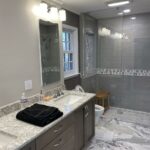 Master Bathroom Remodel With Walkin Closet, Shower, and Sinks
