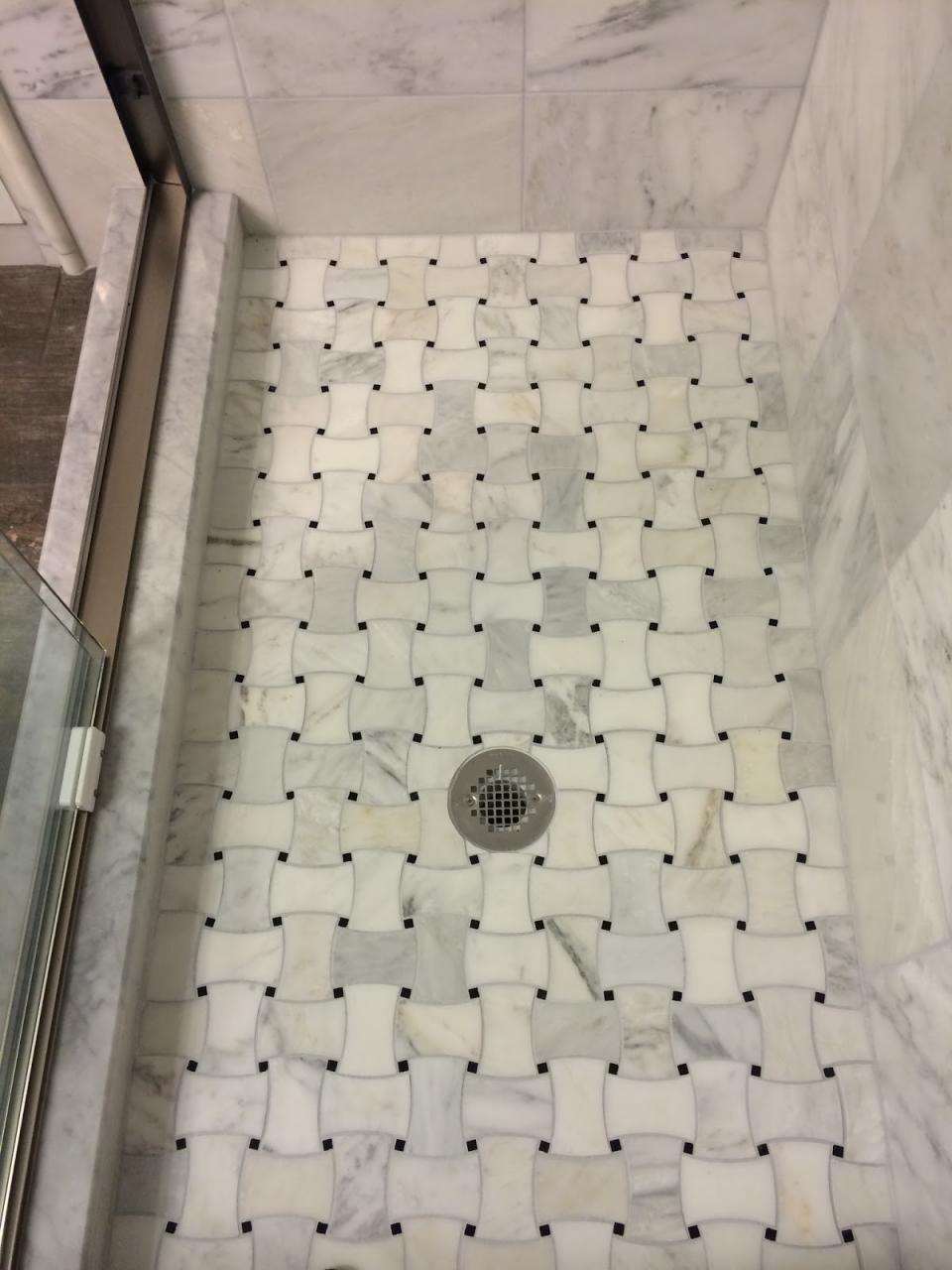 Custom Bathroom Remodeling Carrara Marble Bathroom New Milford, CT