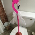 Plunger Flamingo Florida Hot Pink Upcycled Bathroom Decor Handmade
