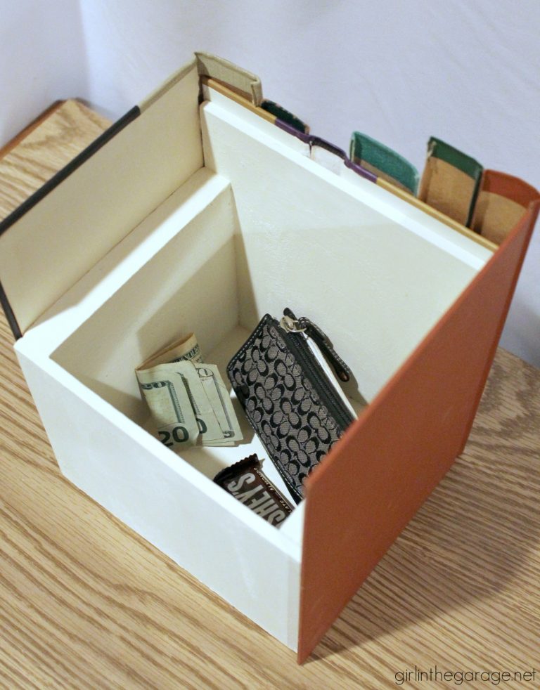 Secret Storage Book Box Girl in the Garage®