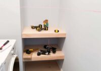 DIY Floating Shelves in the Laundry Room A Hosting Home