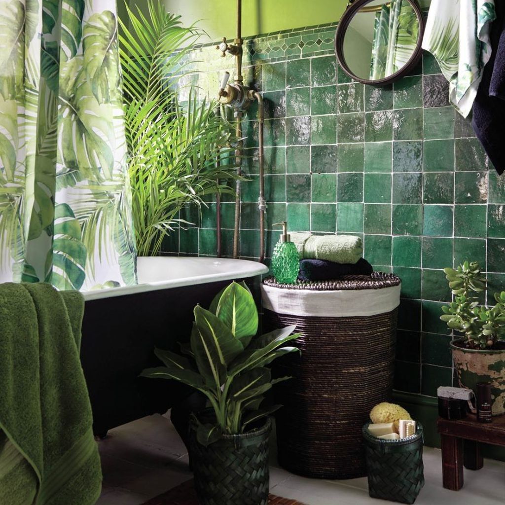 33 Inspiring Jungle Bathroom Decor Ideas MAGZHOUSE