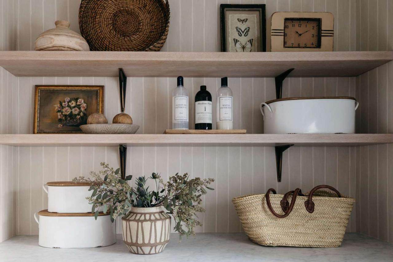 28 Pretty & Functional Laundry Room Shelving Ideas