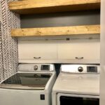 Laundry Room Floating Shelves and Cubby Ana White
