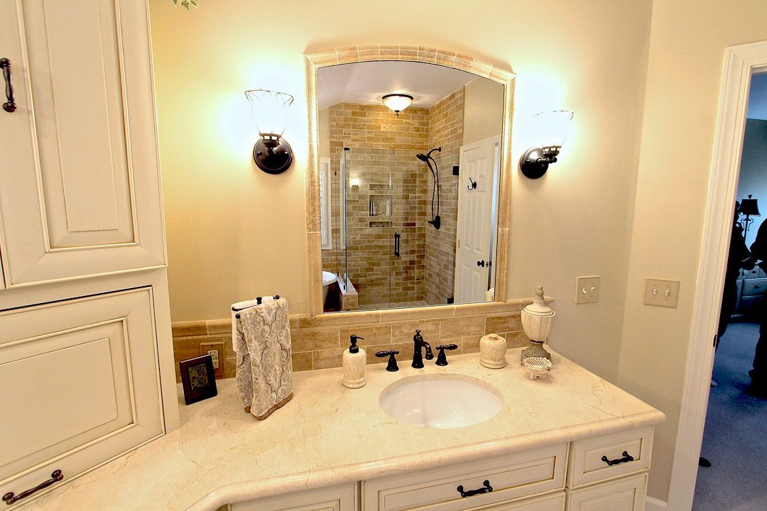 Bathroom remodel by Gainesville VA Contractors Kitchen & Bath