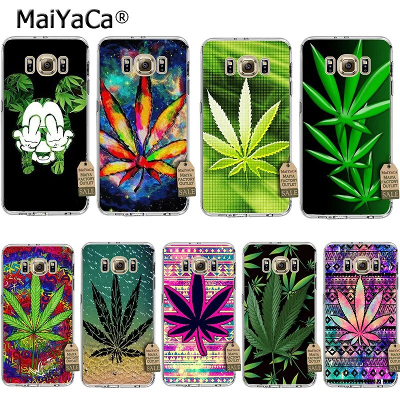 MaiYaCa Abstractionism Art high weed Fashion Luxury phone case cover