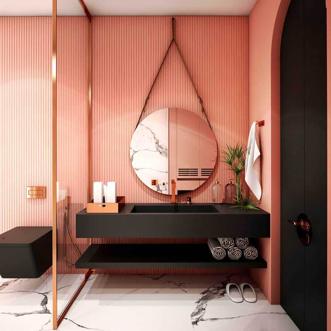 27 Pink Bathroom Ideas [Including Photos]