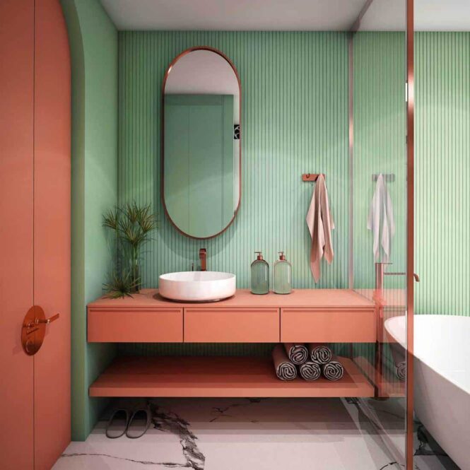 27 Green Bathroom Ideas You'll Love