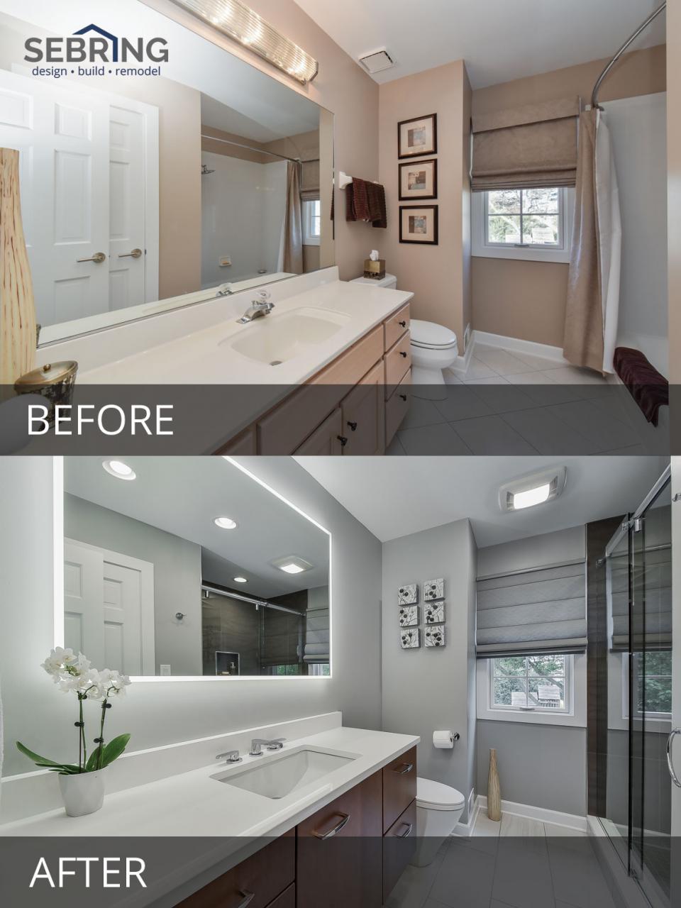 Doug & Brenda’s Master Bathroom Before & After Pictures Home