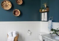 Nice Blue Color Bathroom Decor Ideas SWEETYHOMEE