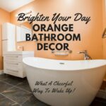 Brighten Your Day With Wonderful Orange Bathroom Decor