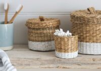 How to paint your own bathroom baskets GoodtoKnow
