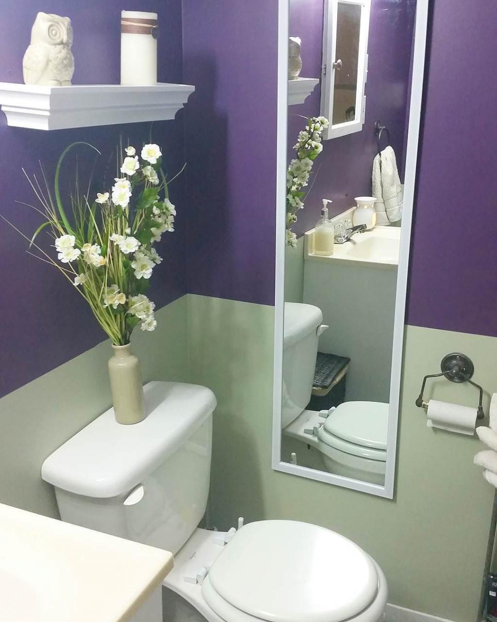 Simple Purple And Grey Bathroom Interior Designs News