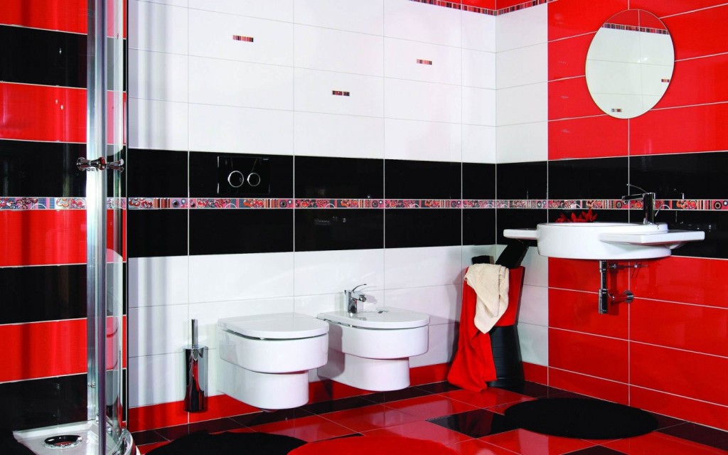 Red Black and White Bathroom Ideas Decor IdeasDecor Ideas