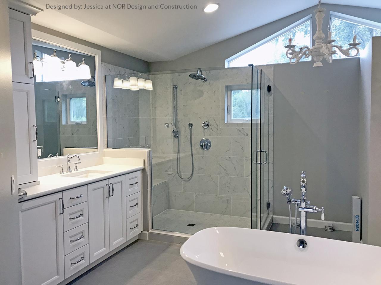 Seattle Bathroom Remodel NOR Design & Construction
