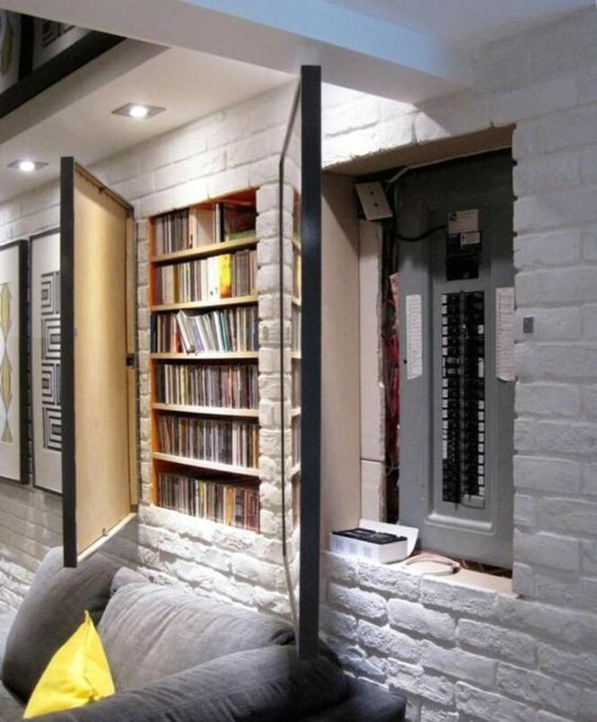 8 Unbelievable Hidden Storage Wall Design To Keep Your Secret Things
