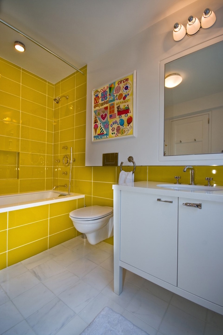 23 Cool Yellow Bathroom Design Ideas Interior God