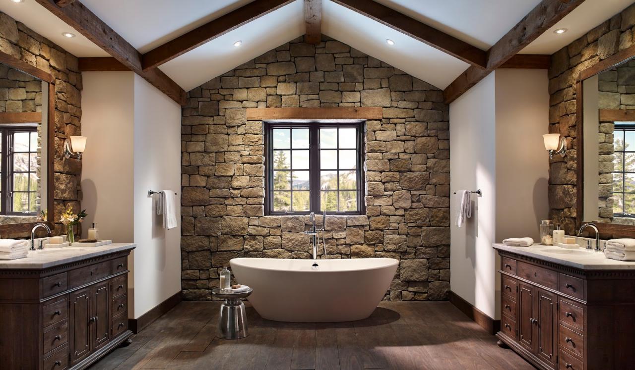 Stone Bathroom Design Ideas Simple Minimalist Home Design