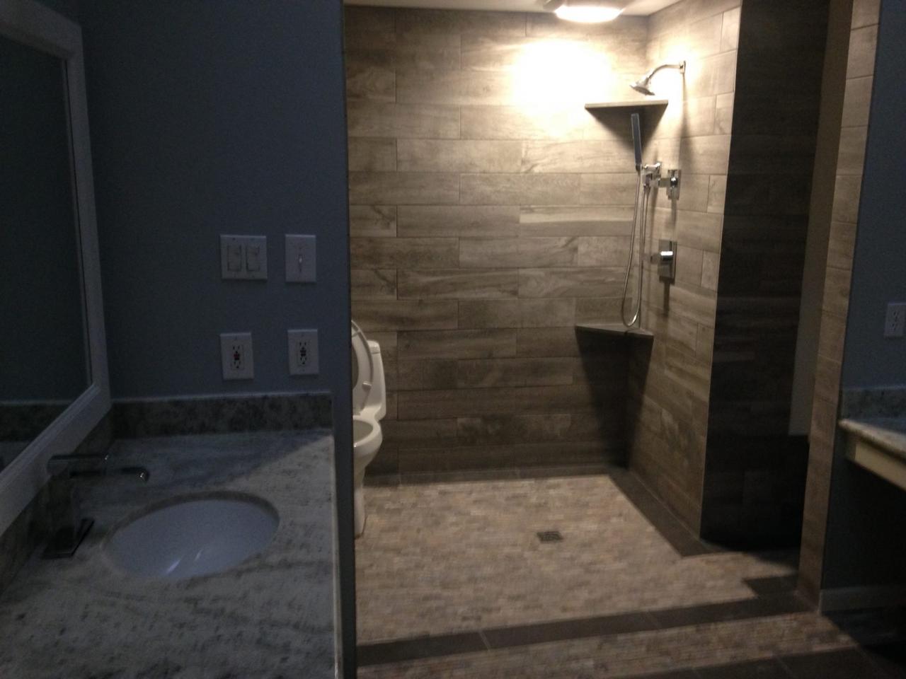 Sugar Land Bathroom Remodeling Contractor Toilet in Shower Area