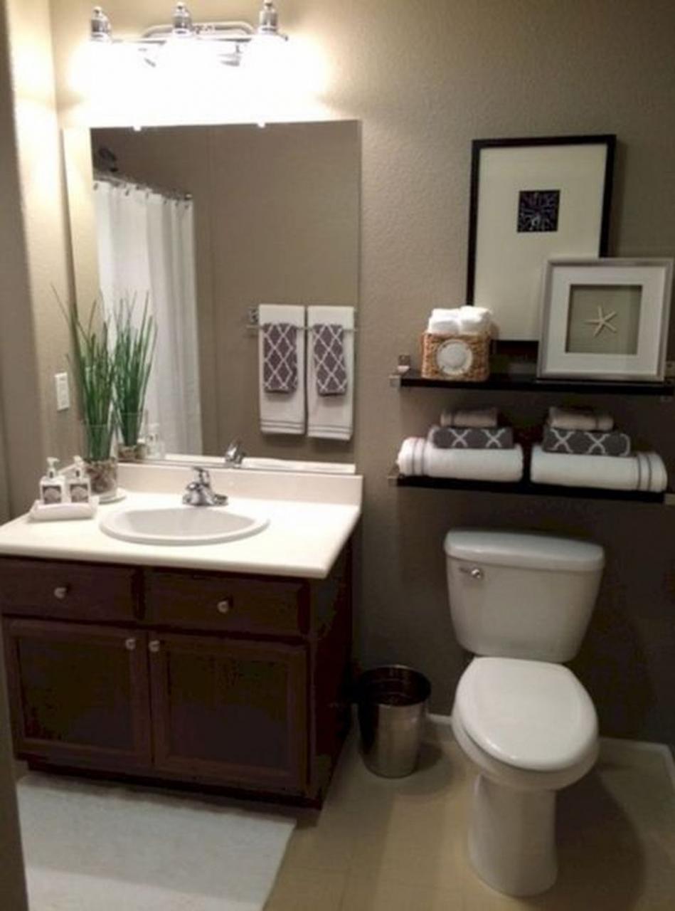 48 Totally Adorable Small Bathroom Decor Ideas PIMPHOMEE
