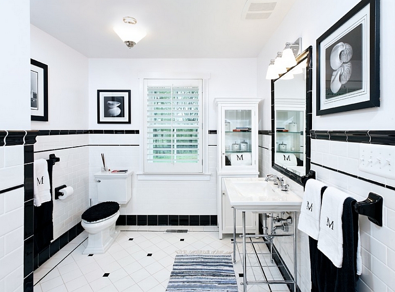 Black And White Bathrooms Design Ideas, Decor And Accessories
