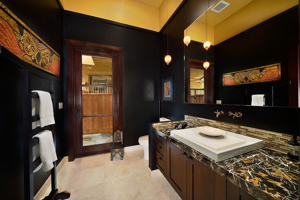 23+ Black and Gold Bathroom Designs, Decorating Ideas Design Trends