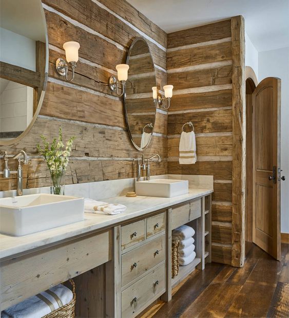 66 Cool Rustic Bathroom Designs DigsDigs