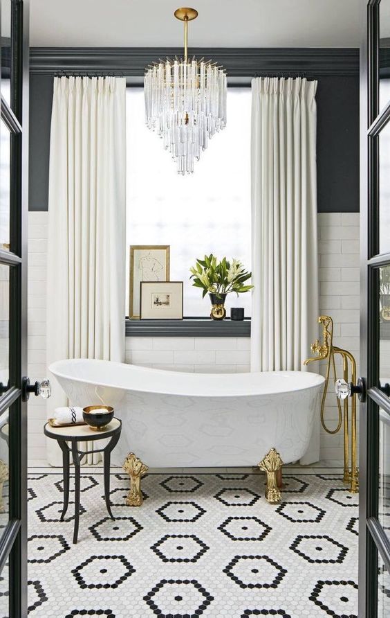 25 Elegant Parisian Bathroom Decor Ideas DigsDigs