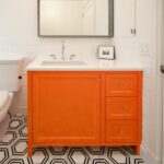 50 Cool Orange Bathroom Design Ideas DigsDigs